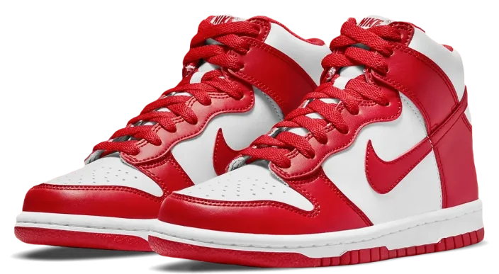 Nike Dunk High Championship White Red (GS)