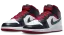 Jordan 1 Mid Black Toe White Gym Red (GS)