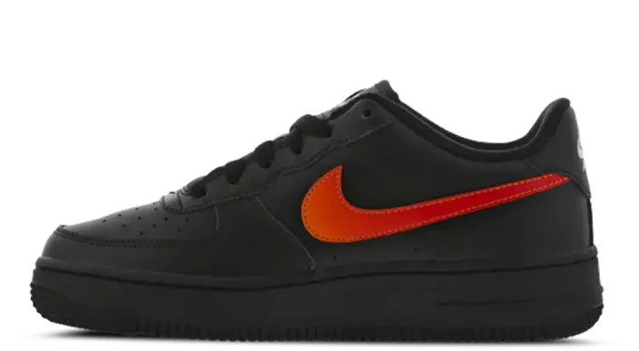 Nike Air Force 1 Low '07 LV8 Black Magma Orange (GS)