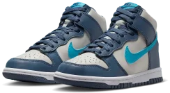 Nike Dunk High Light Bone Diffused Blue (GS)